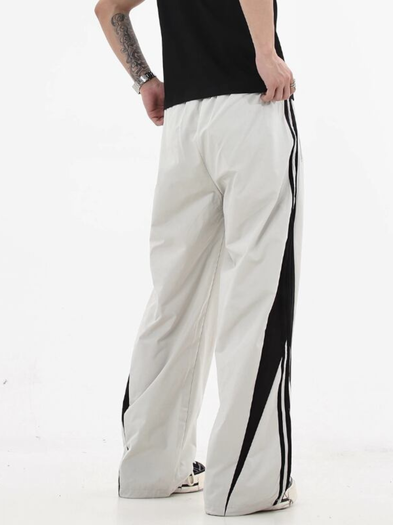 Side Stripe Splicing Pants