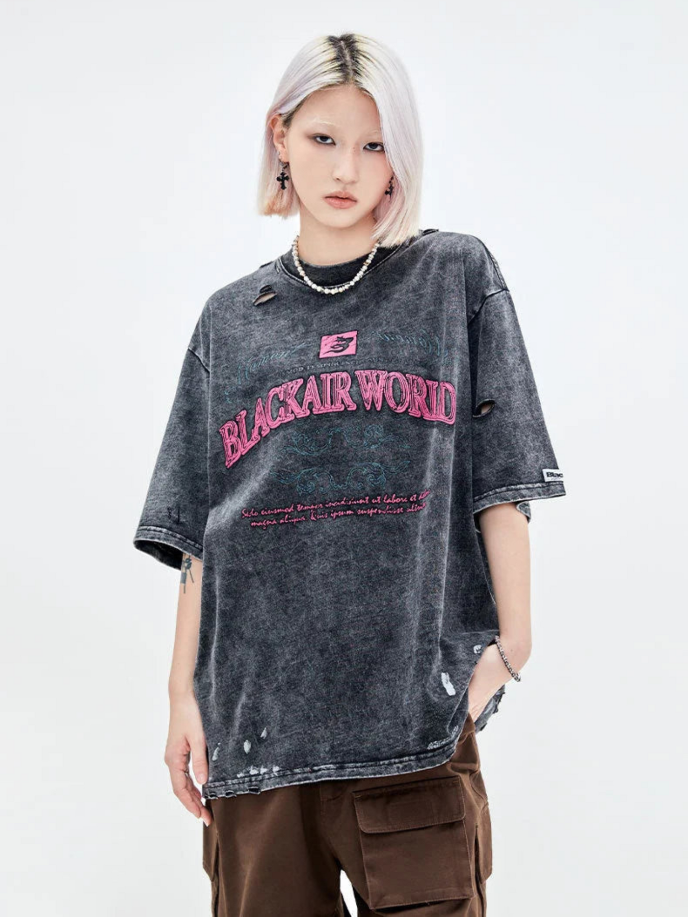 BlackAir Acid Wash T-shirt