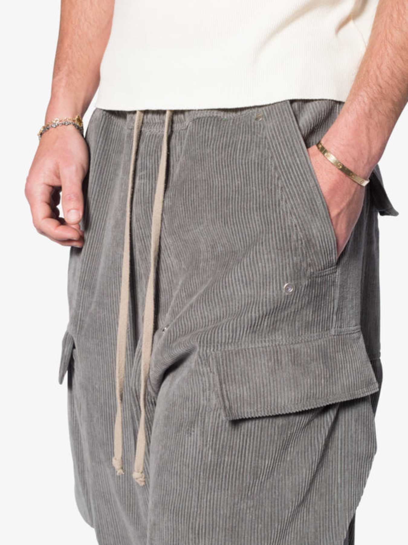 Corduroy Rave Double Cargo Pants