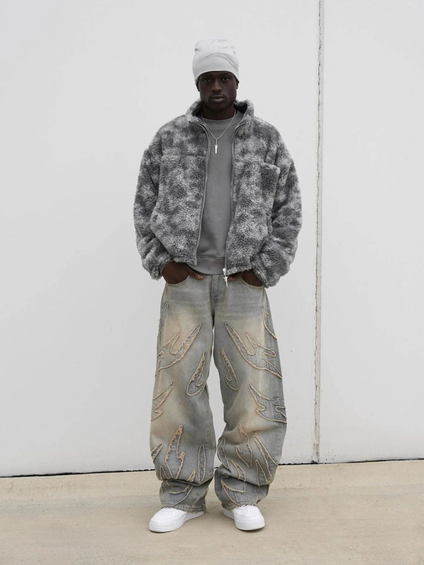 Retro Raw Edge Jeans