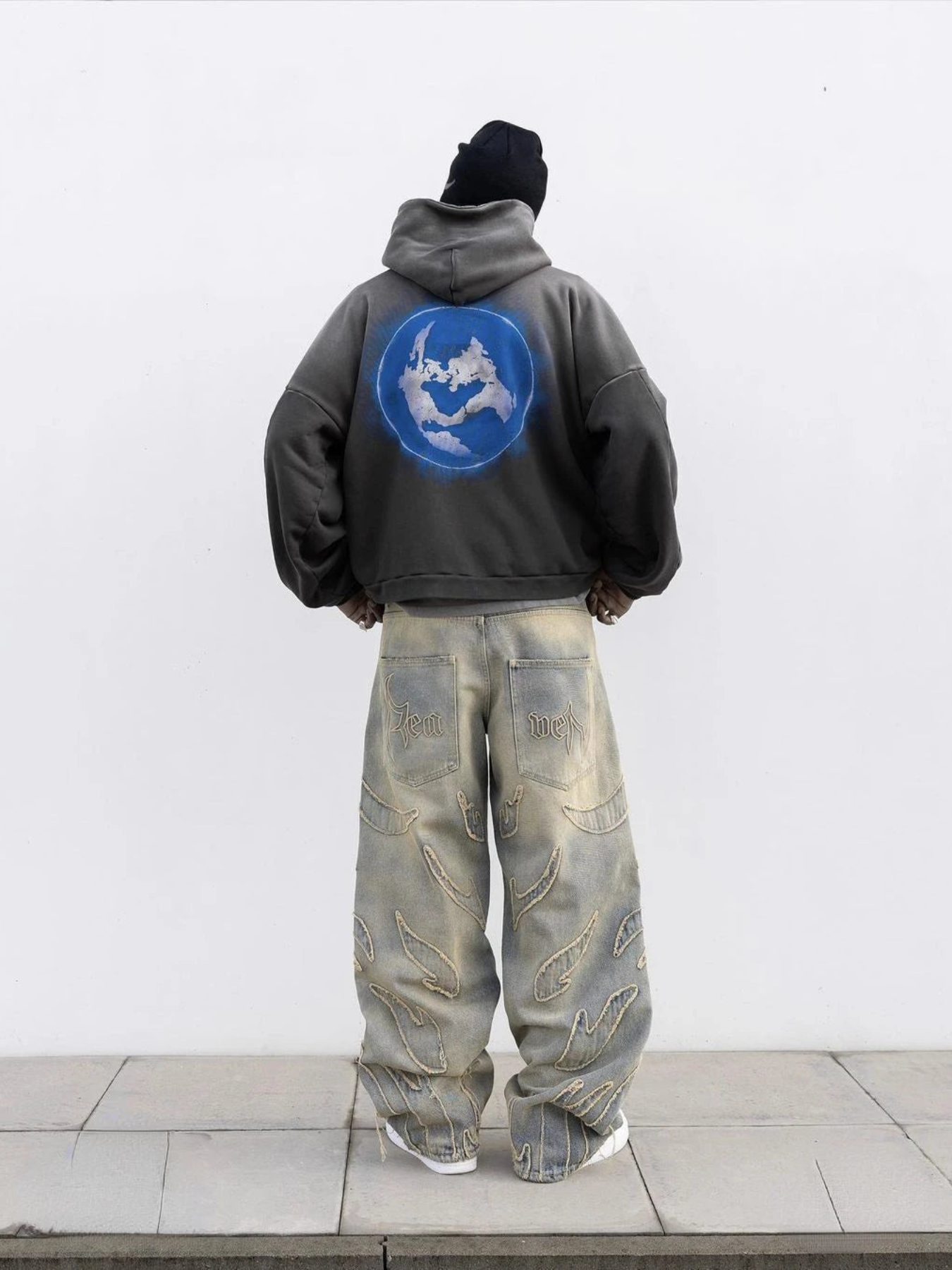 Retro Raw Edge Jeans