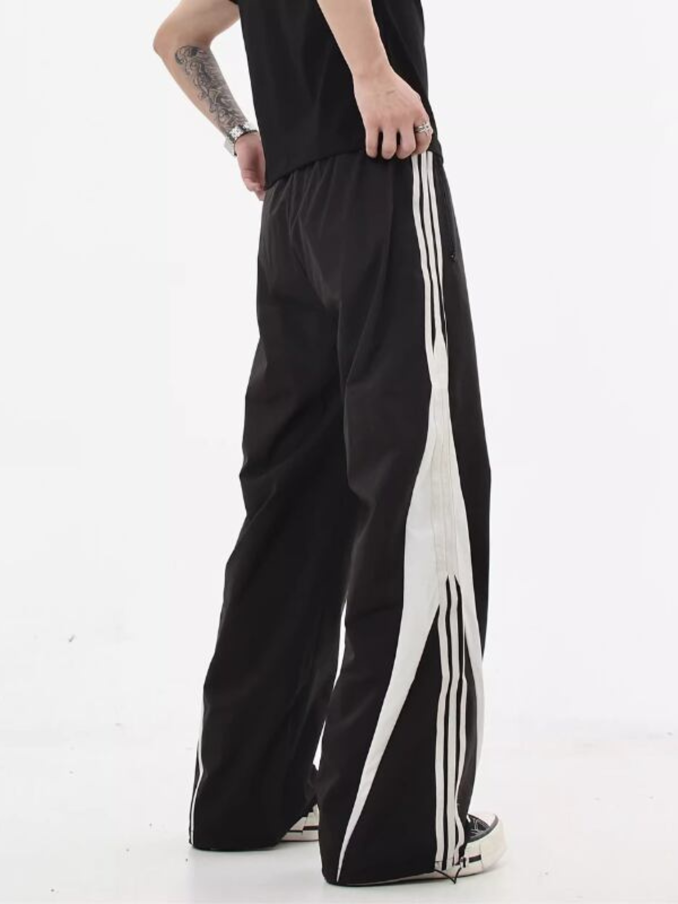 Side Stripe Splicing Pants