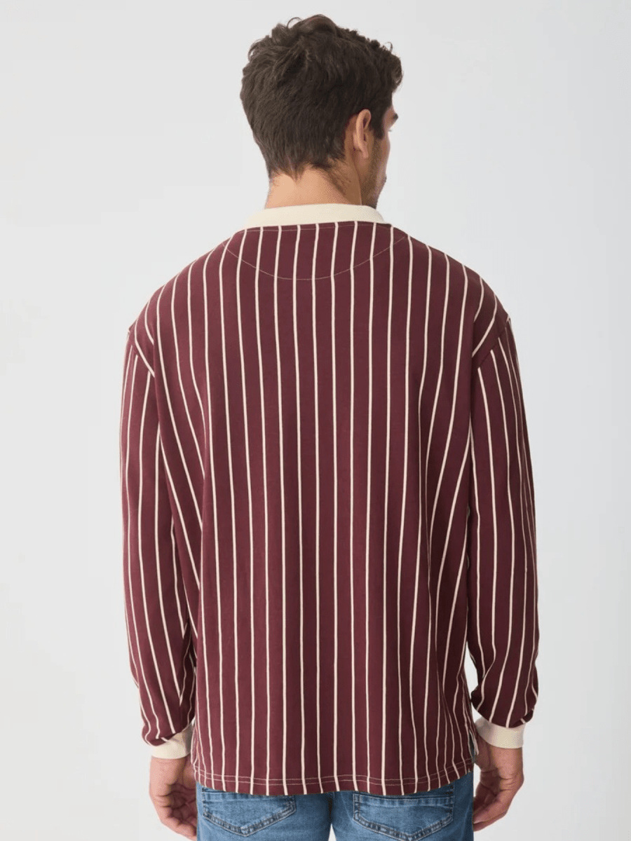 Bordeaux Crest Polo - Sleek Thread