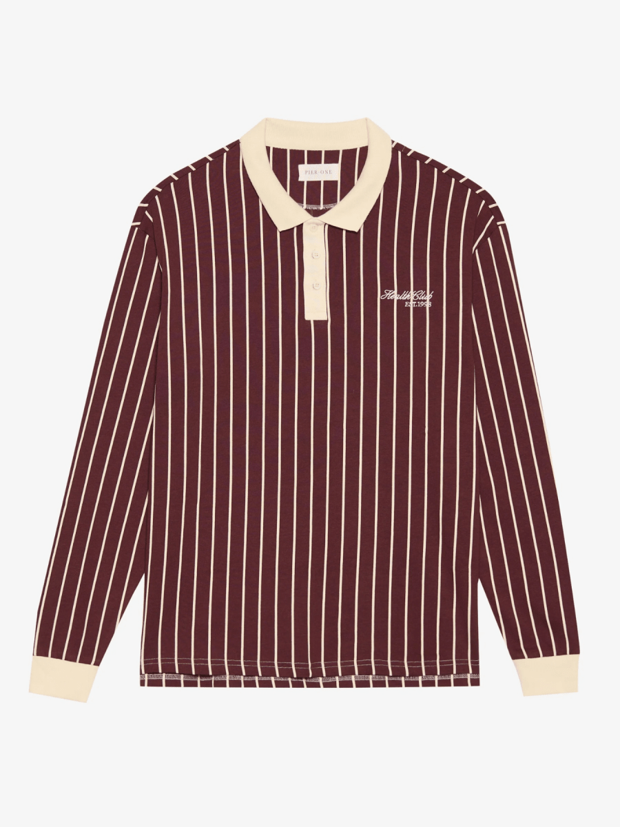 Bordeaux Crest Polo - Sleek Thread