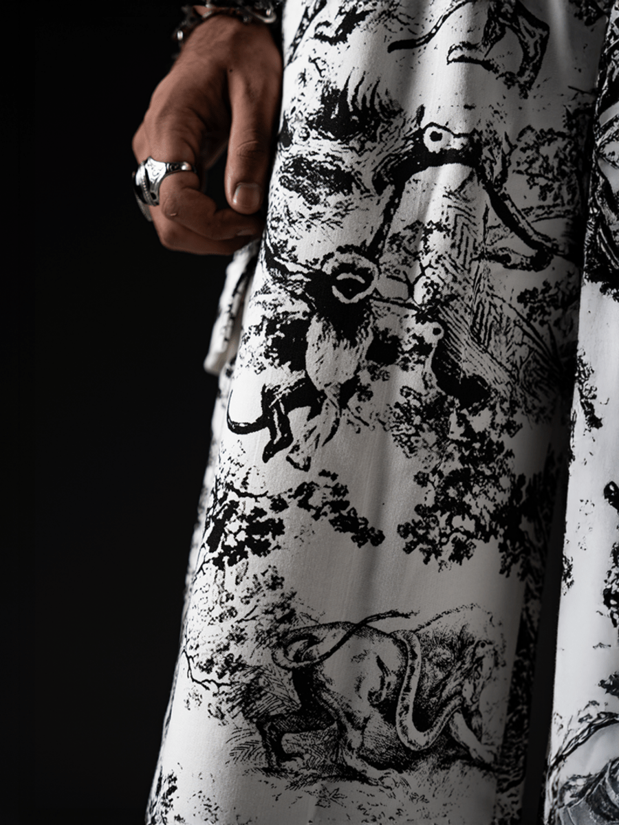 Dreamscape Drawstring Pants - Sleek Thread