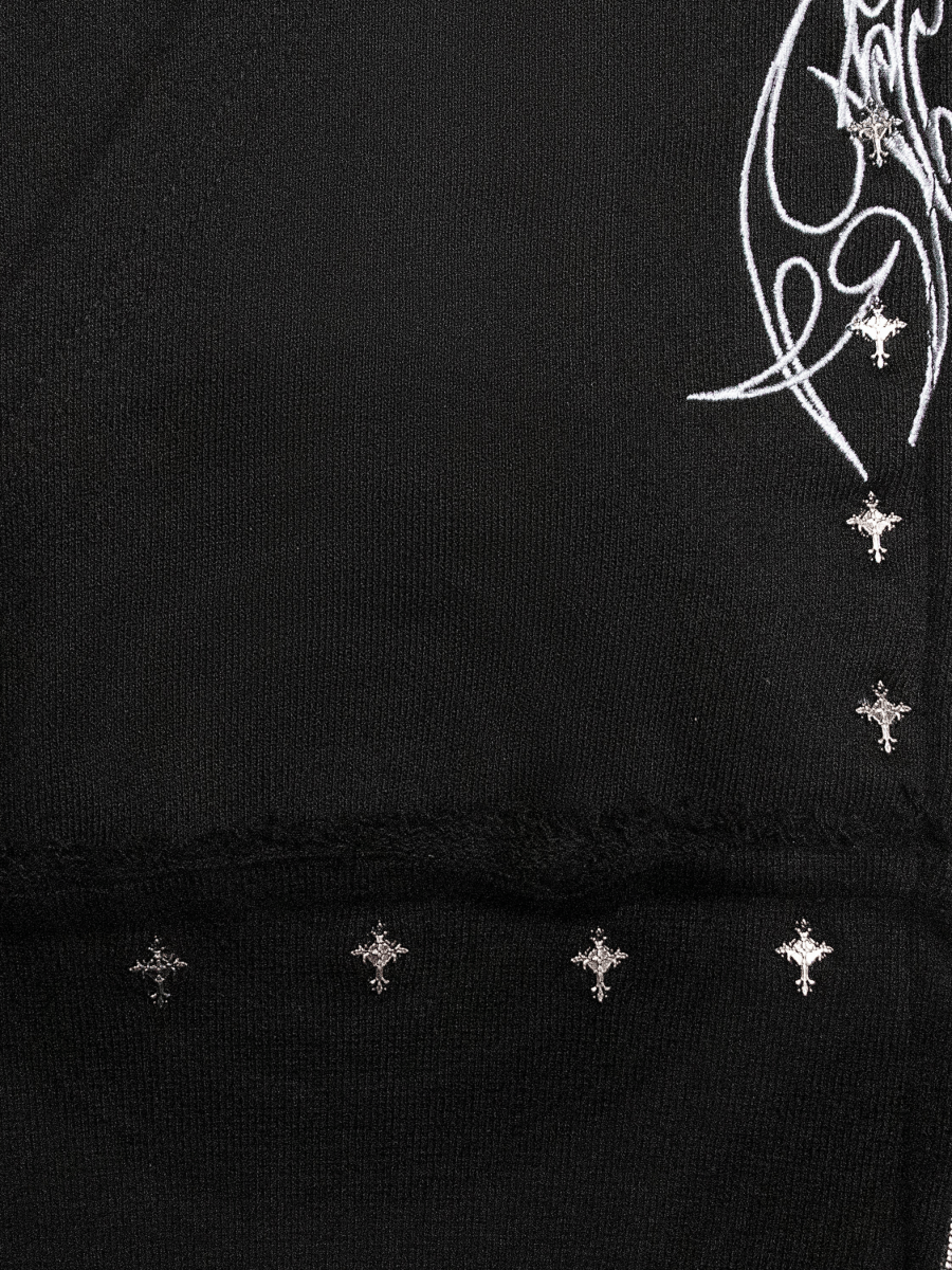 Iron Faith Zip Up Hoodie - Sleek Thread