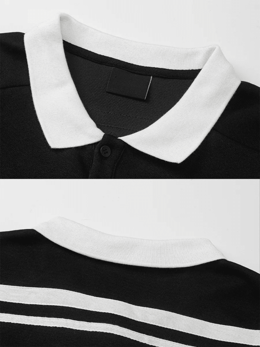 Noir Héritage Polo - Sleek Thread