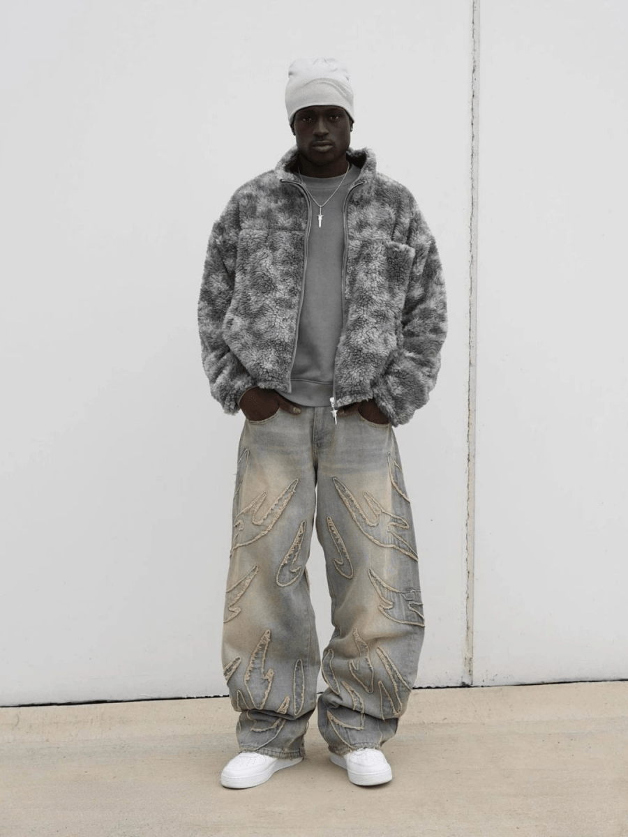 Retro Raw Edge Jeans - Sleek Thread