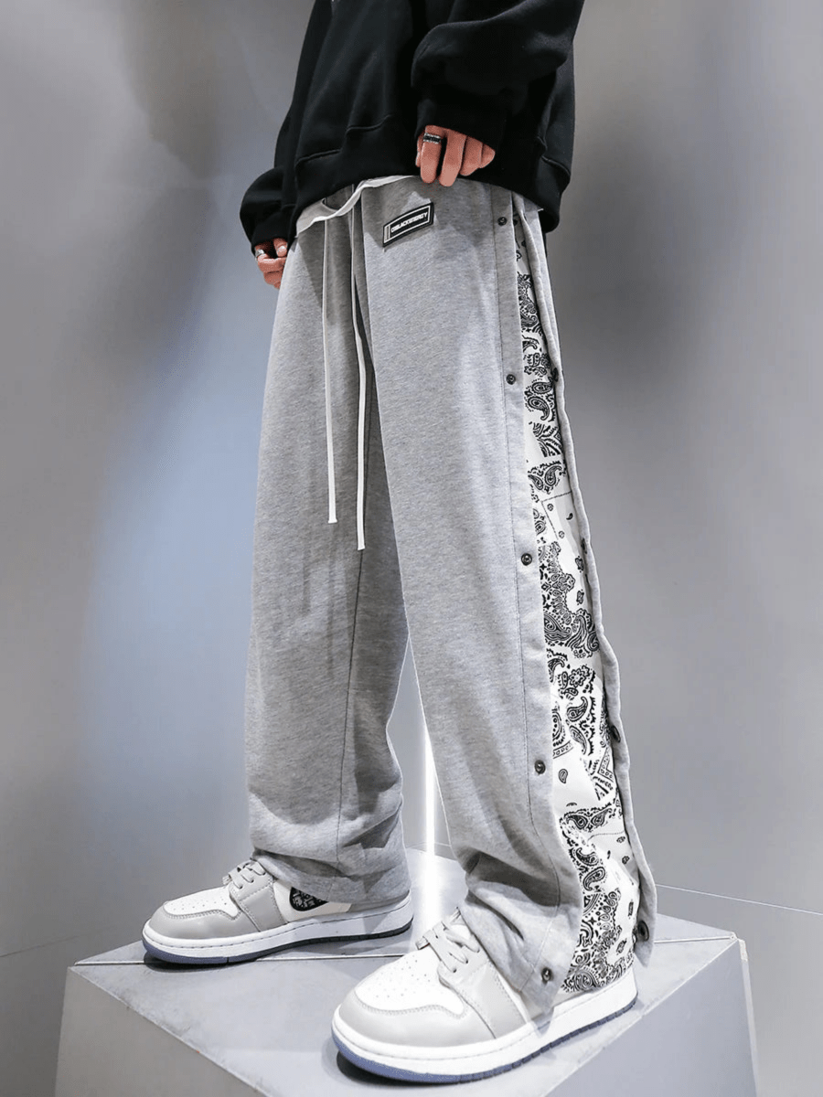 Street Snap Bandana Pants - Sleek Thread