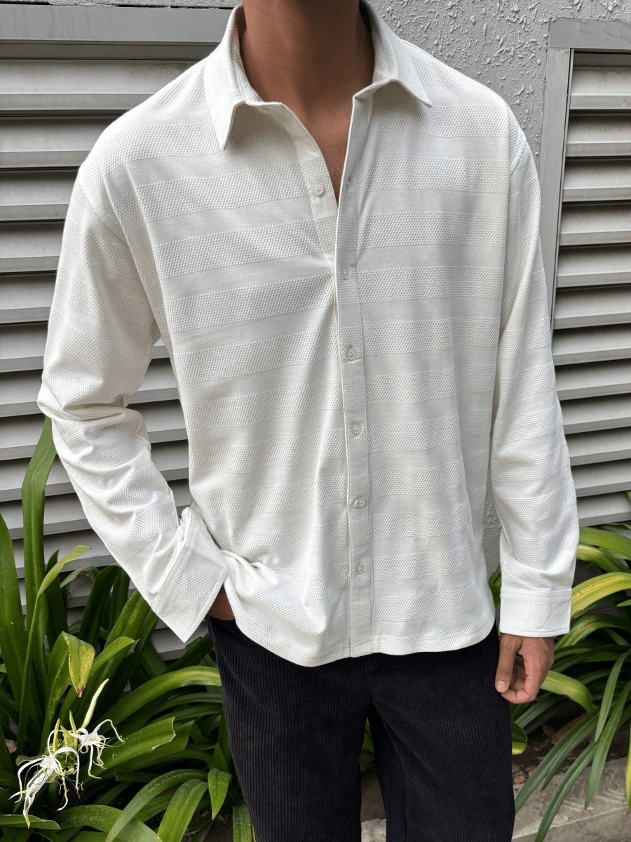 The Interlude Shirt White - Sleek Thread