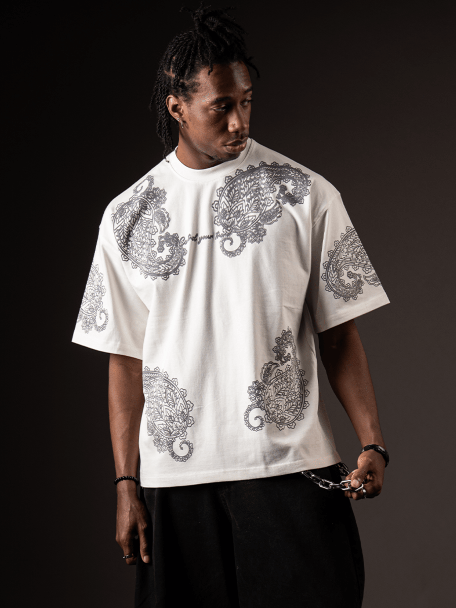 The Serene Bloom T-shirt - Sleek Thread