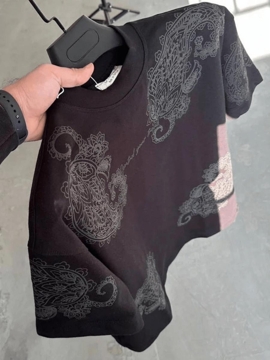 The Serene Bloom T-shirt - Sleek Thread