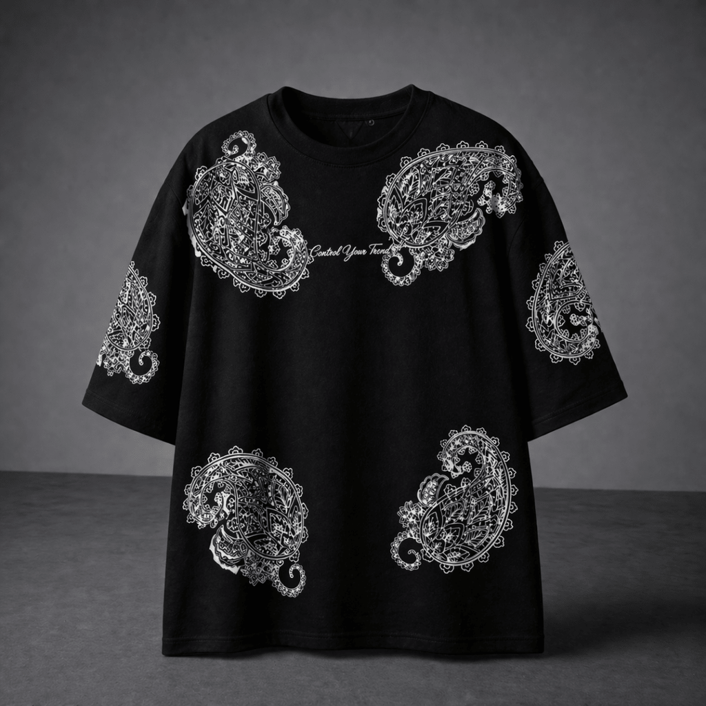 The Serene Bloom T-shirt V1 - Sleek Thread